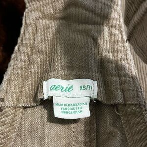 Aerie Beige Corduroy Jacket